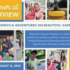 Summer at Riverview offers programs for three different age groups: Middle School, ages 11-15; High School, ages 14-19; and the Transition Program, GROW (Getting Ready for the Outside World) which serves ages 17-21.⁠
⁠
Whether opting for summer only or an introduction to the school year, the Middle and High School Summer Program is designed to maintain academics, build independent living skills, executive function skills, and provide social opportunities with peers. ⁠
⁠
During the summer, the Transition Program (GROW) is designed to teach vocational, independent living, and social skills while reinforcing academics. GROW students must be enrolled for the following school year in order to participate in the Summer Program.⁠
⁠
For more information and to see if your child fits the Riverview student profile visit gnstec.com/admissions or contact the admissions office at admissions@gnstec.com or by calling 508-888-0489 x206